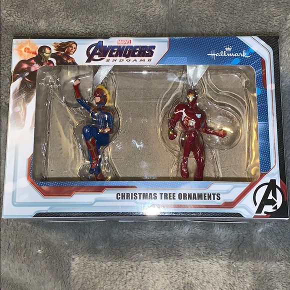 Hallmark Iron Man & Captain Marcel Ornaments - Picture 1 of 6